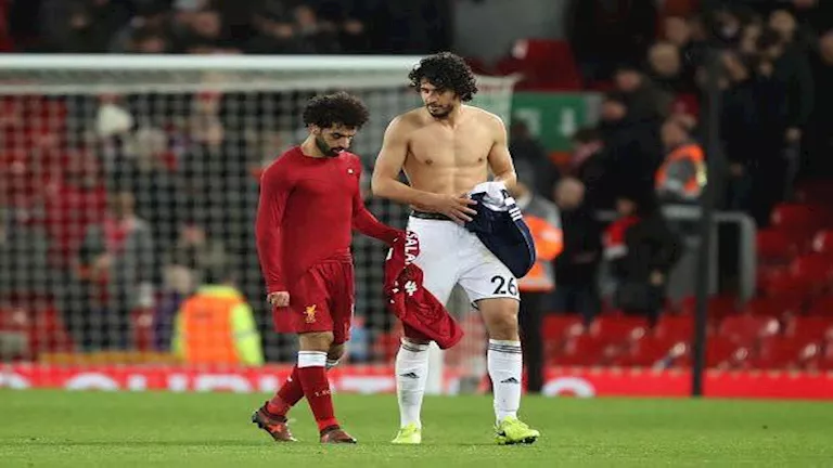 محمد صلاح يودع أحمد حجازي برسالة مؤثرة